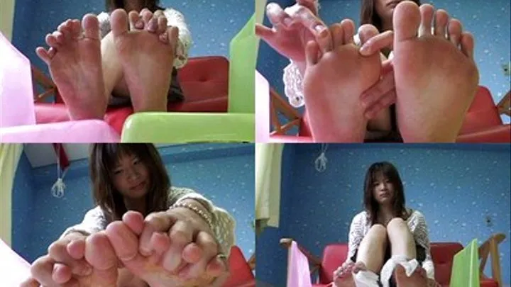 Mistress Gives Her Weary Feet A Soothing Massage! Foot Fetish! - Full version ( - AVI Format)