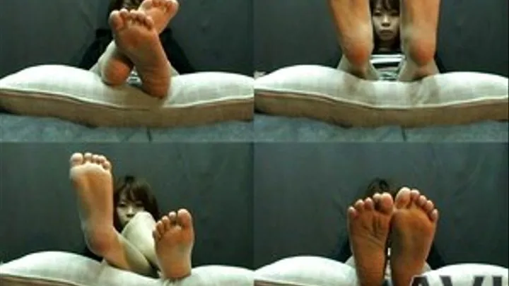 Dominatrix Giving Her Feet A Rest! While She Plays With it! - Part 2 (Faster Download - )