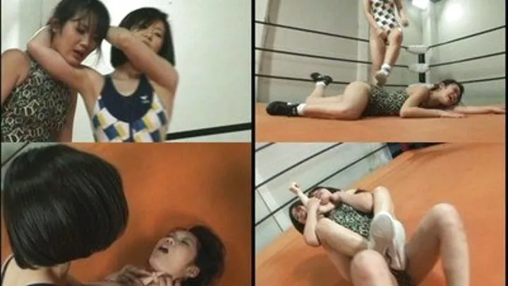 Nonstop Fighting Observed As Two Women Wrestle In The Ring - Part 5 ( - AVI Format)