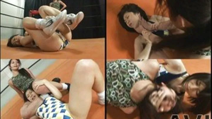 Nonstop Fighting Observed As Two Women Wrestle In The Ring - Part 2 (Faster Download - )