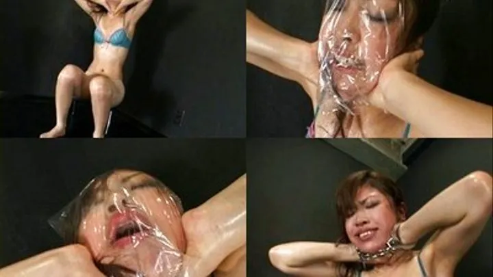 Lady Wraps Her Head With Plastic For - Full version ( - AVI Format)