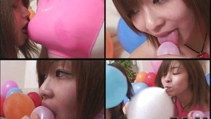 Blowing And Caressing Balloons Like These Girls Are Playing Cocks - BLO-04 - Part 3 (Faster Download - )