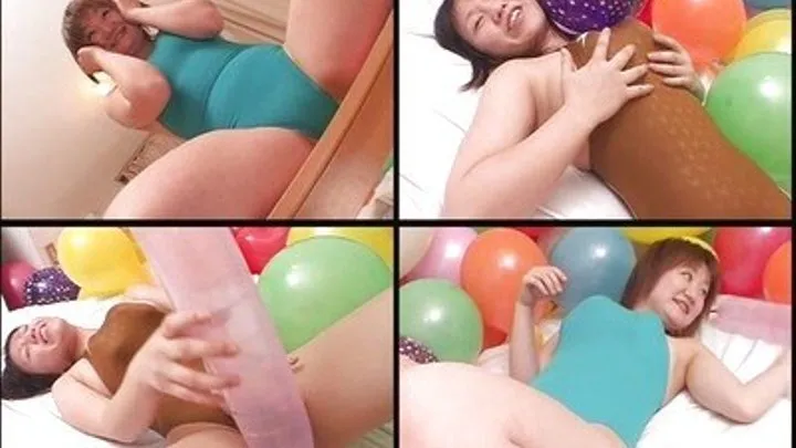 Playful Mistresses Aroused By The Feeling Of Balloons Rubbing Against Their Body - BLO-06 - Part 1 ( - AVI Format)