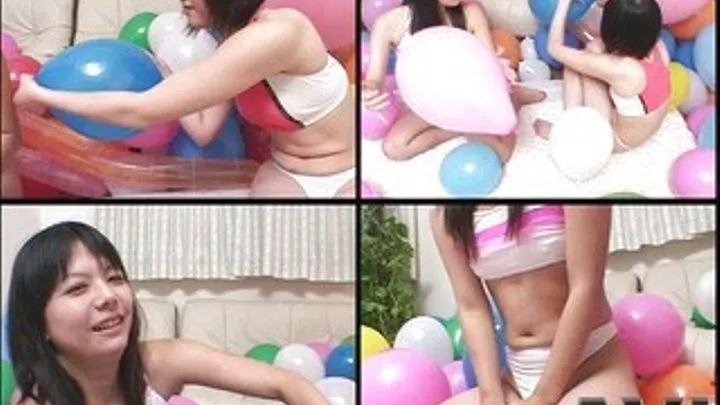 Playing Time For Girls Surrounded With Balloons!!! - BLO-03 - Part 3 (Faster Download - )