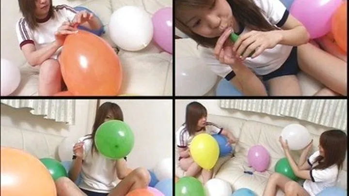 Schoolgirls In Detention MUST Blow Balloons As Part Of Punishment - BLO-04 - Part 3 ( - AVI Format)