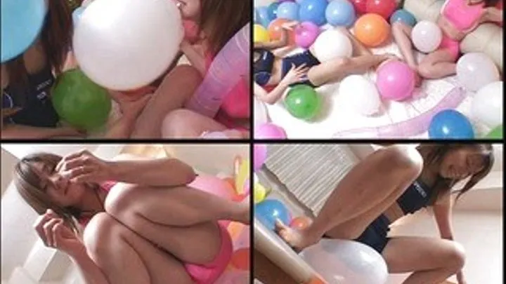 Blowing And Caressing Balloons Like These Girls Are Playing Cocks - BLO-04 - Part 4 (Faster Download)