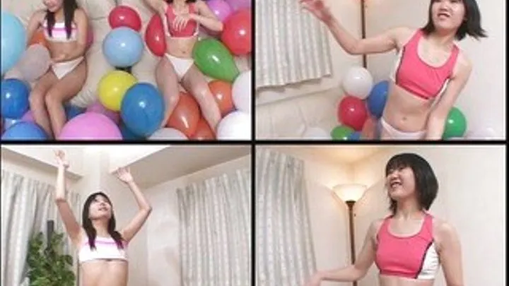 Playing Time For Girls Surrounded With Balloons!!! - BLO-03 - Part 1 (Faster Download)