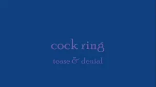 My cock ring bitch.