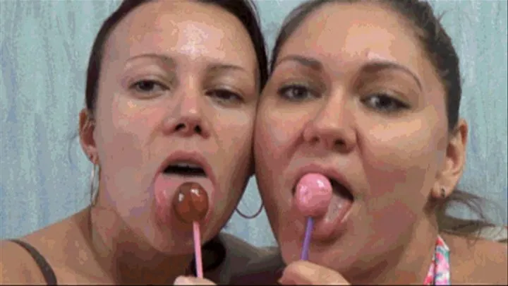 SEXY LICKING MOTIONS WITH LOLLIPOPS (Li)