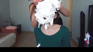 SHAVING CREAM IN THE FACE (F)