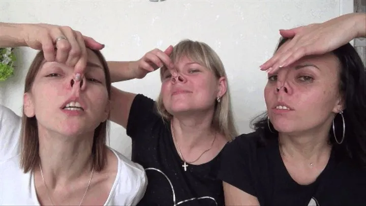 Three Girl Nose Play 2sa (B)