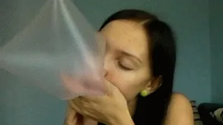 BLOWING UP AND POPPING BAGS 2 (B)