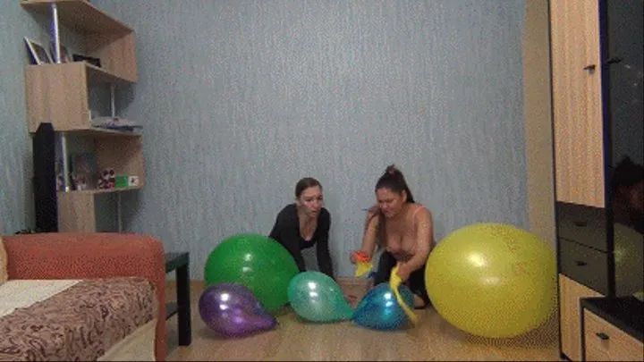 Villain destroys HUGE balloons 2sm