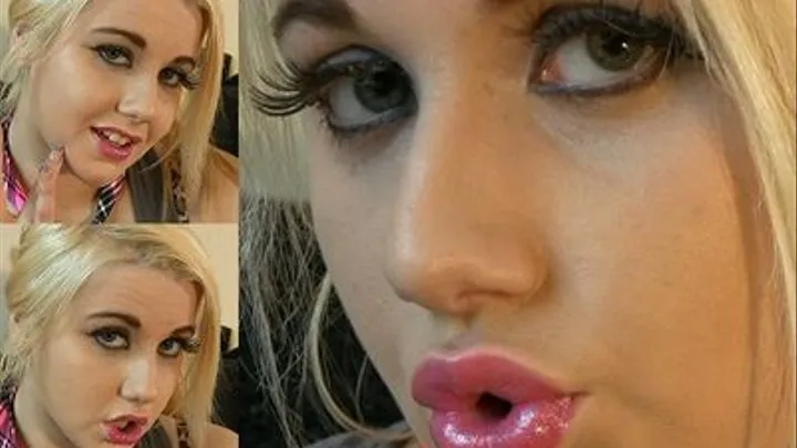 LACEY Fantastic Pout - Lipstick, Kissing, Licking & Duck Lips * **