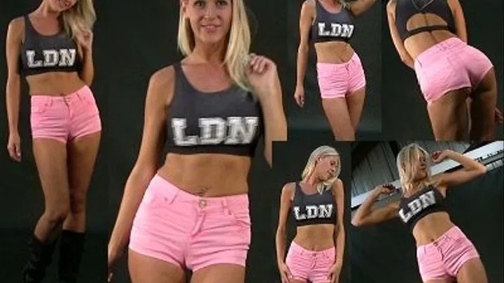 TERRI Pink Shorts & Sports Vest Dance ** **