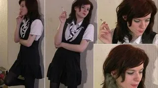 SARAH Smoking 03 (School Uniform)