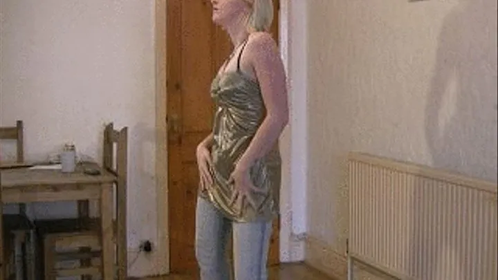 Katie 'M' Jeans and Gold Top. Part 2