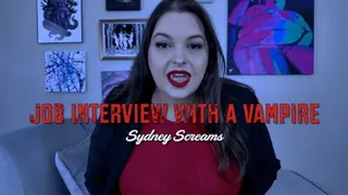 Job Interview with a Vampire - POV Job Interview with Hot Vampire Boss Sydney Screams