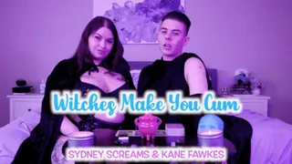 Witches Make You Cum ft Sydney Screams and Kane Fawkes - A jerk off instructions scene featuring: magic control, bi JOI, tarot, sensual domination, and gothic