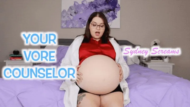 Your Vore Counselor - vore chat, medical fetish, vore belly, counselor, satin blouse, and femdom POV