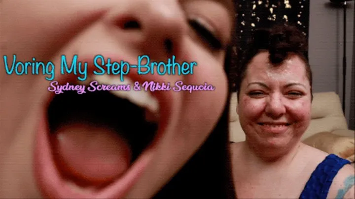 Voring my Stepbrother ft Nikki Sequoia - A vore scene featuring: taboo, eating, giantess, shrinking fetish, and GTSV