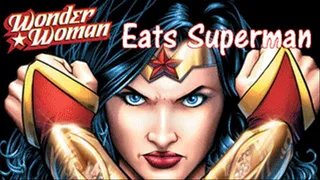 Mouth - Wonder Woman Swallows Superman