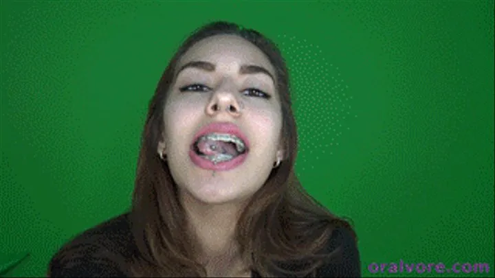 Swallowed By Braces - New Girl with Freaky Swallowing Skills