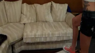 Dani and Zoey Portland's Footrest Toy (Full Video)