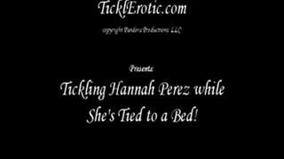 Tickling Hannah Perez while she's tied to a Bed! (F/F)