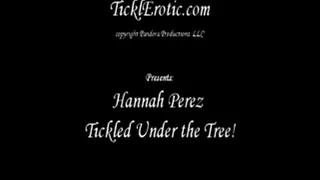 Hannah Perez Tickled Under the Tree! (F/F)