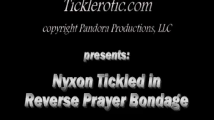 Nyxon Tickled in Reverse Prayer Bondage (F/F)