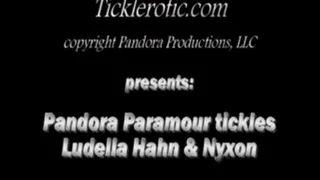 Pandora Paramour tickles Ludella Hahn & Nyxon! (F/FF)