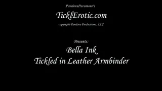 Bella Ink Tickled in Leather Armbinder F-F