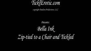 Bella Ink Zip-tied to a Chair and Tickled (F/F) IPOD