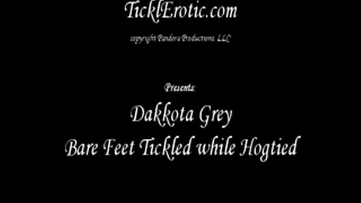 Dakkota Grey Bare Feet Tickled While Hogtied (F/F)