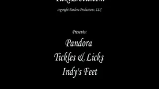 Pandora Licks & Tickles Indy's Feet! (F/M)