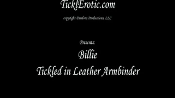 Billie Tickled in Leather Armbinder (F/F)