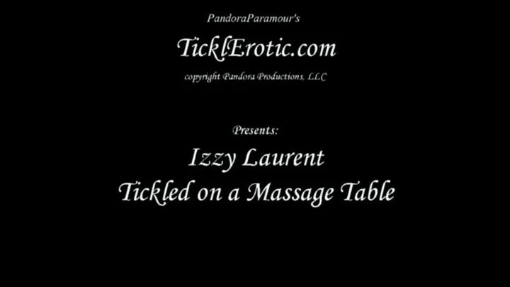 Izzy Laurent Tickled on a Massage Table (F/F)