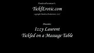 Izzy Laurent Tickled on a Massage Table (F/F)