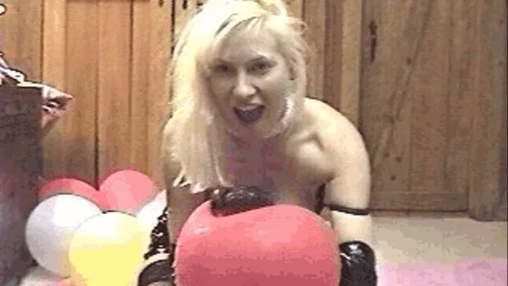 Latex Balloon Popping Sexy