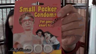 Tiny Condom for Tiny Cock