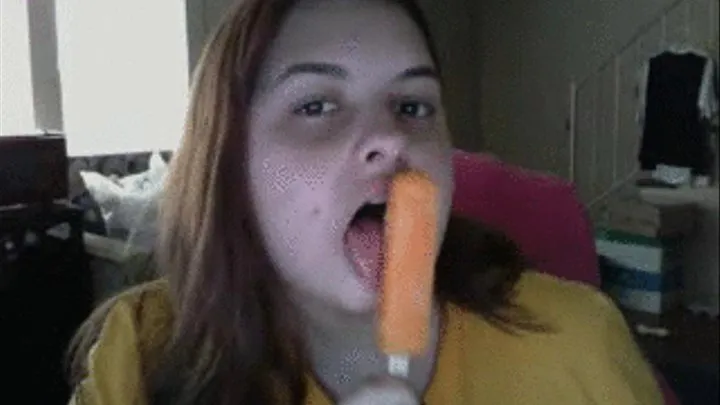 Sydney Licks Her Popsicle