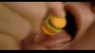 Watch Me Eat this Tiny Hamburger and think about How I could be eatting Tiny You! 3gp