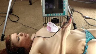 Alex topless breath holding with doppler audio cam a.