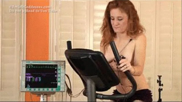 Jen ECG fast pulse on bike.