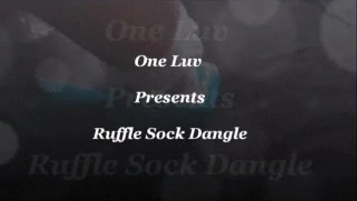 Ruffle Sock Dangle