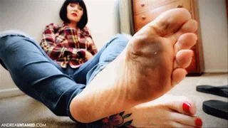 Filthy Feet Humiliation - Mobile