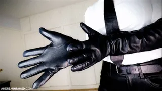 Leather Glove Spanking
