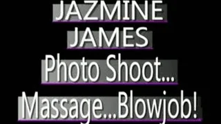 Jazmine James - PRIVATE TAPE Post Photo Shoot Massage / BJ - AVI CLIP - FULL SIZED