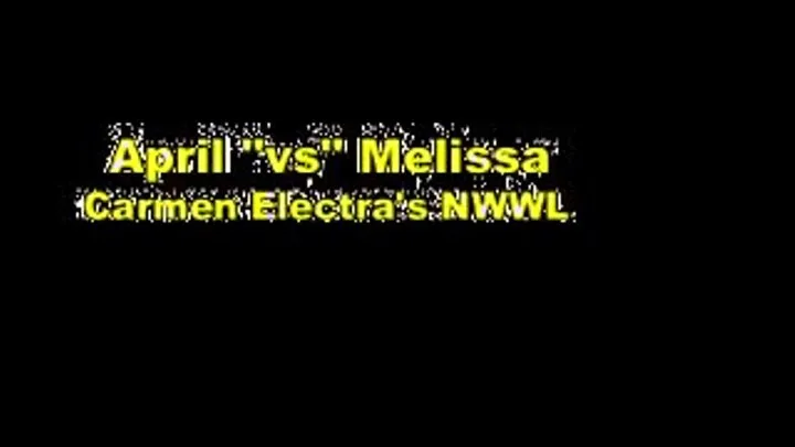 NUDE WRESTLING-April vs Melissa